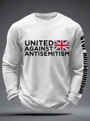Men's Oppose antisemitism Waffle Long Sleeve T-Shirt