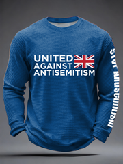 Men's Oppose antisemitism Waffle Long Sleeve T-Shirt