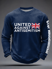 Men's Oppose antisemitism Waffle Long Sleeve T-Shirt