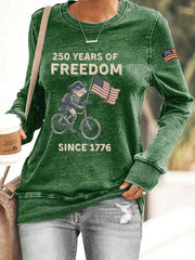 Women's 250th Anniversary Print Casual Sweatshirt