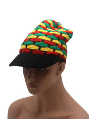 Unisex Jamaican Reggae Color Block Knit Hat