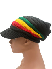 Unisex Jamaican Reggae Color Block Knit Hat