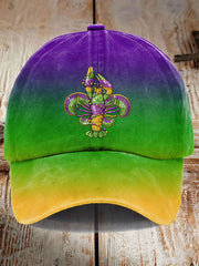 Unisex Mardi Gras Print Hat