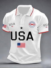 Men's USA Flag Tops