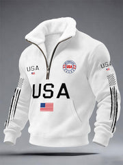 Men's USA Flag Sweatshirts