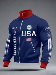 Men's USA Flag Jackets