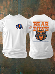 Men's Football Fans Gameday Casual Short Sleeve T-Shirt