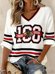 Women's Hockey Printed Waffle T-shirt