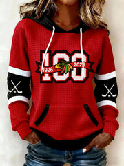 Women's Hockey Printed Hoodie