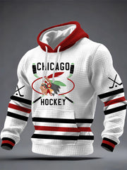 Men's Ice Hockey Printed Hoodie