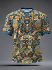 Men's American 250th Anniversary Print T-Shirt
