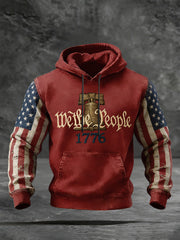 Men's Glory Anniversary Printed Casual Hoodie