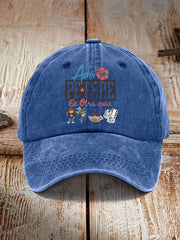 Unisex Retro Puerto Rico Print Hat
