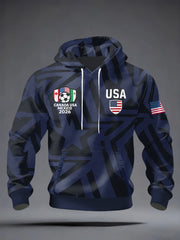Men's USA Soccer Supporter Hoodie with Pocket