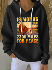 Women's Walk For Peace Casual Hoodie