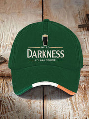 Unisex Hello Darkness My Old Friend Print Cap