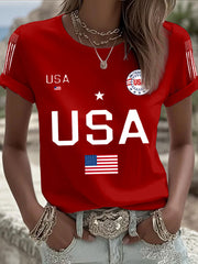 Women's USA Flag T-Shirts