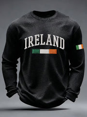 Men's St. Patrick's Day Waffle Long Sleeve T-Shirt