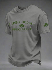 Men's St. Patrick's Day Printed Casual T-Shirt