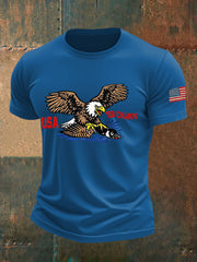 Men's American Hockey Printed Casual T-Shirt