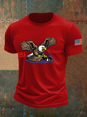 Men's American Hockey Printed Casual T-Shirt