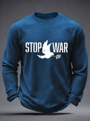 Men's No War Waffle Long Sleeve T-Shirt