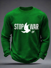 Men's No War Waffle Long Sleeve T-Shirt