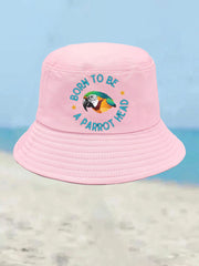 Unisex Born to Be a Parrot Head Print Hat
