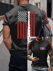 Men's Baseball Print short sleeves t-shirt