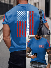 Men's Baseball Print short sleeves t-shirt