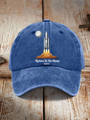 Unisex Return To The Moon 2026 Print Hat