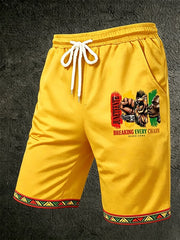 Men's Juneteenth 1865 Printed Shorts