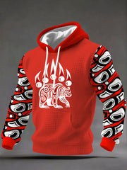 Men's Indigenous Totem Art Casual Hoodie