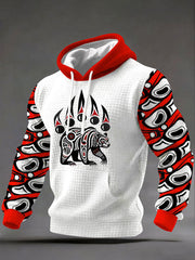 Men's Indigenous Totem Art Casual Hoodie
