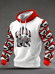 Men's Indigenous Totem Art Casual Hoodie