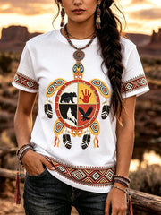 Women's Indigenous Art T-Shirt