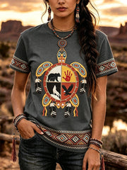 Women's Indigenous Art T-Shirt