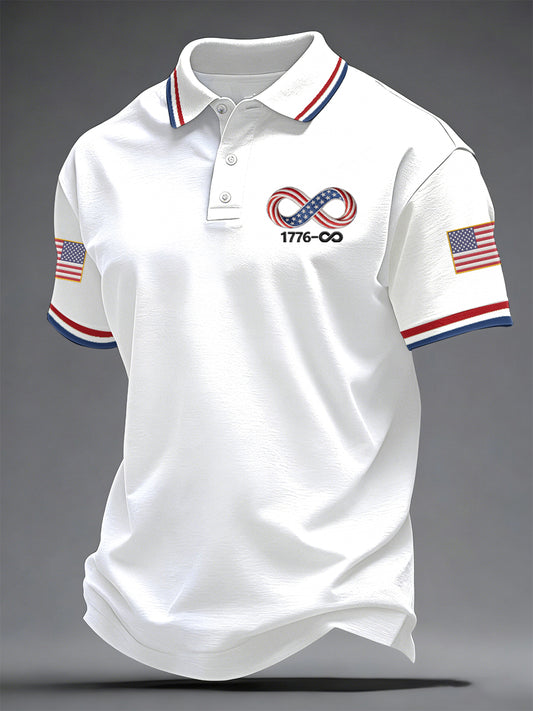 Men's America Print Casual Top