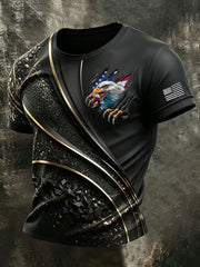 Men's Independence Day Printed Casual t-shirt