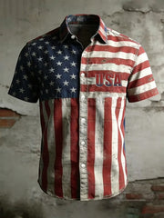 Men's Anniversary Print Shirt