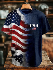 Men's America Printed T-shirt