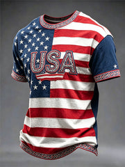 Men's America Printed T-shirt