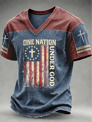 Men's Independence Day Print Casual T-Shirt