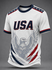 Men's Gift For Soccer Fans Print Casual Tee