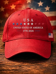 Unisex Independence Day Graphic Patriotic Hat