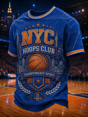 Men's New York Basketball Printed T-shirt