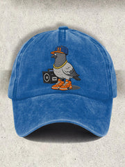 Unisex Basketball Pigeon Retro Cap