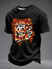 Men's 70s Soul Music Graphic T-shirt