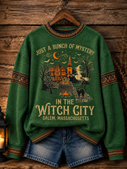 Women's Halloween Print Sweatshirt