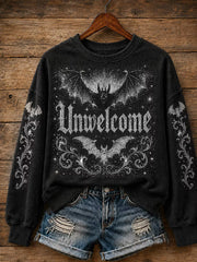 Women's Halloween Print Sweatshirt